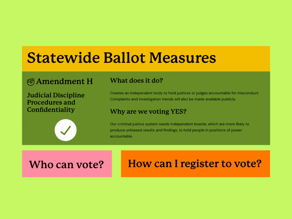 Screenshot of various elements from the 2024 New Era Colorado Action Fund voter guide — including ballot measure recommendations and FAQs.